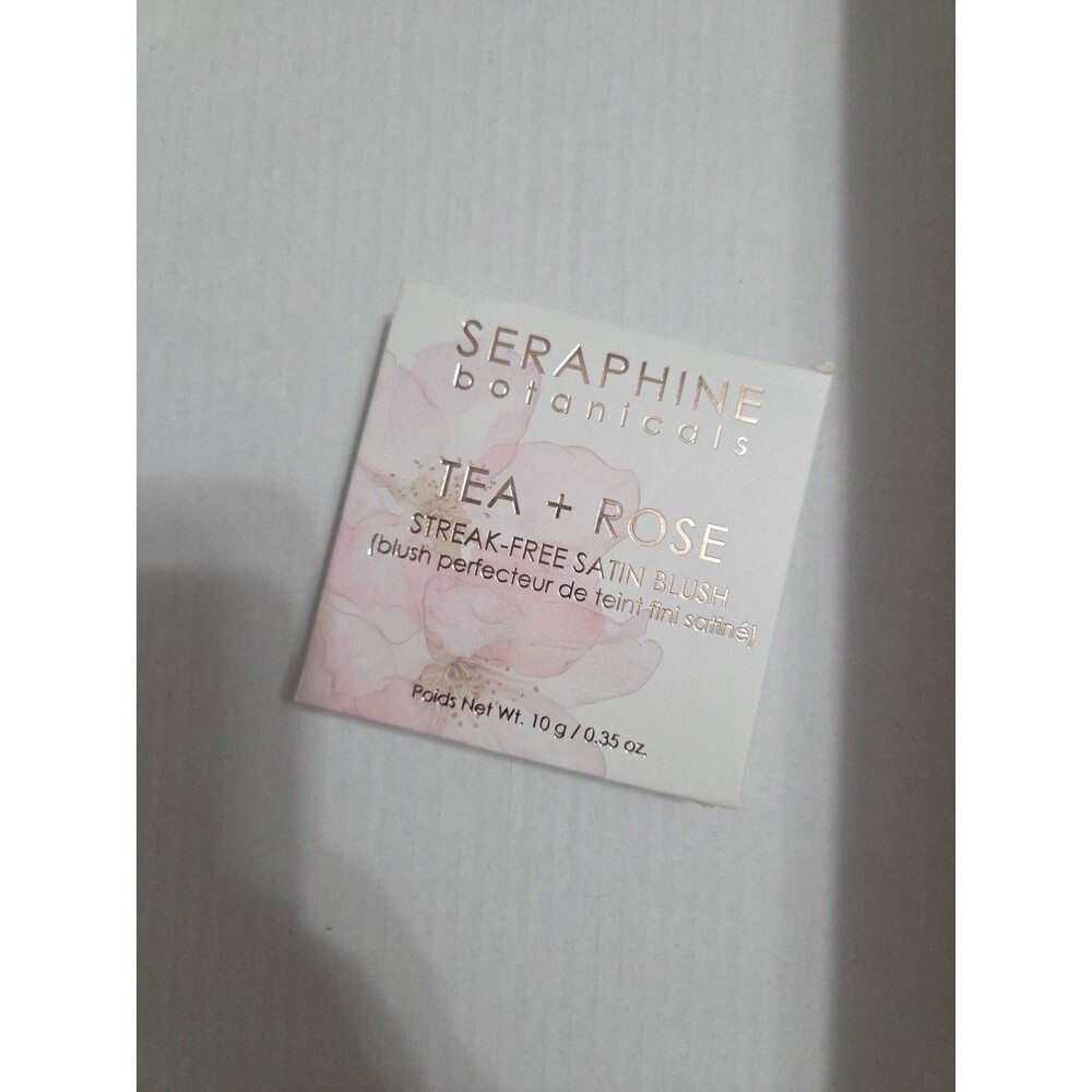 NEW Seraphine Botanical Tea Rose Streak Free Satin Blush 10g/.35oz Fresh Apricot